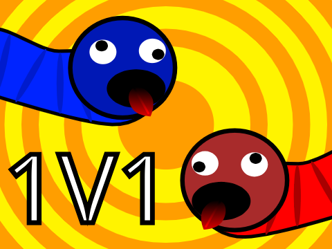 1v1 Snake Battle