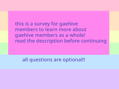 survey for gaehive members- remix