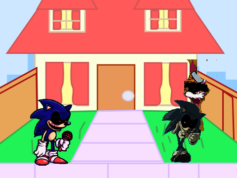 Challeng-edd [NEIGH-BORES MIX] but sonic exe 3.0 mod sings it