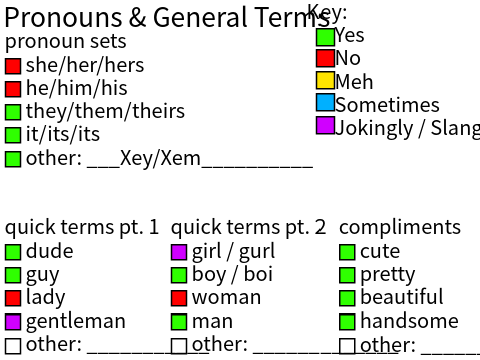 ꕥpronouns & termsꕥ