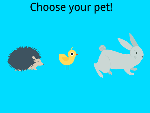 Virtual pet care simulator!