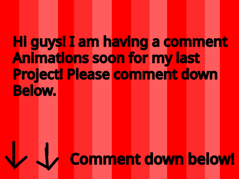 OPEN! Write Comment Animations!