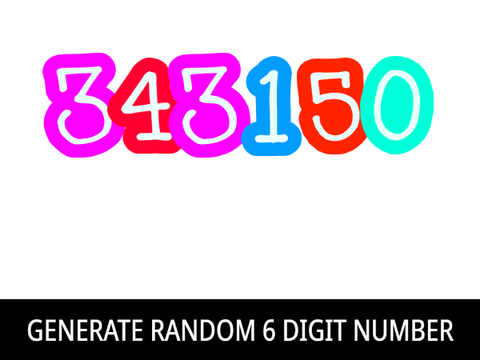RANDOM NUMBER GENERATOR!!! #ALL