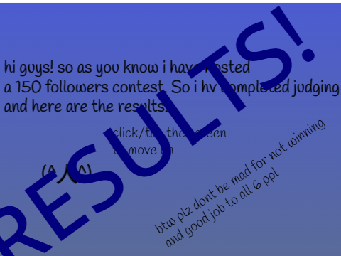 results for banner contest