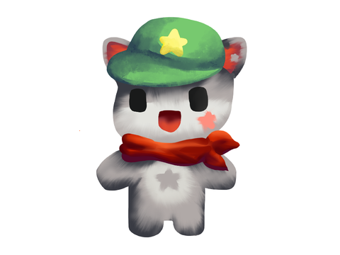 Space cat-request by @Hebisan
