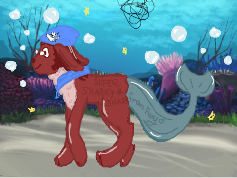 SharkyShar~as~a~Fanart~magical~creature