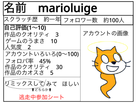 自己紹介カード