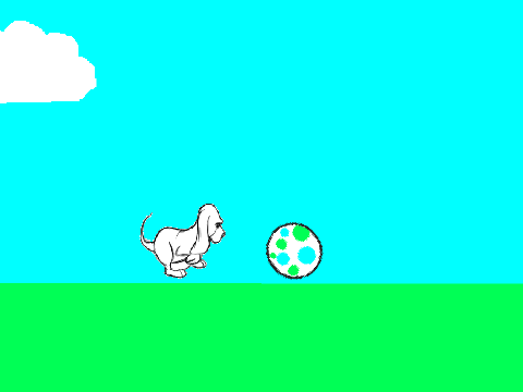 Running dog