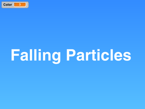 Falling Particles