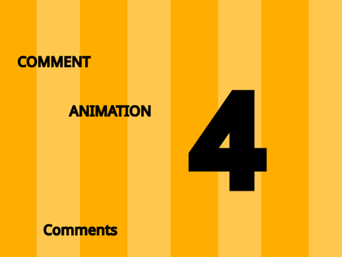 Comment Animation #4! (Comments)