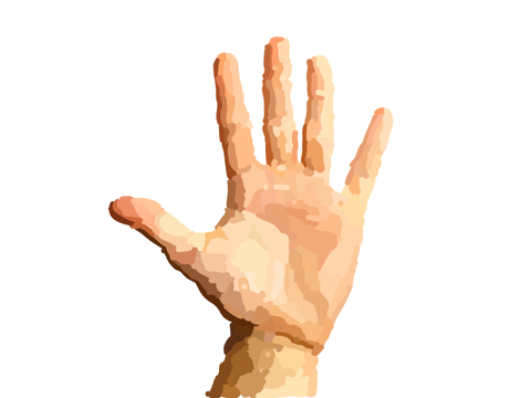 Hand Blockshade #art