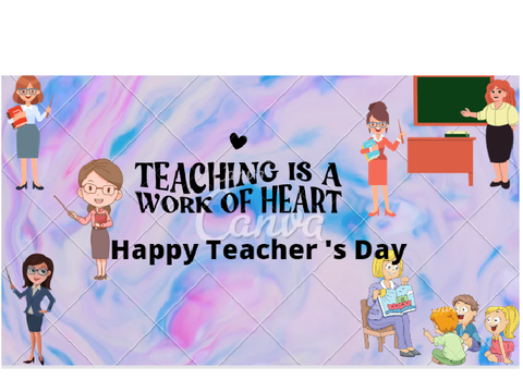 Happy Teacher's Day Banner