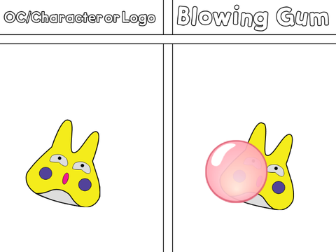 Did Vectorized Zune Bunny Head blowing gum