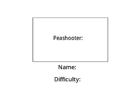 Recommened a peashooter