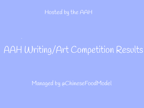 AAH Writing/Art Contest Results