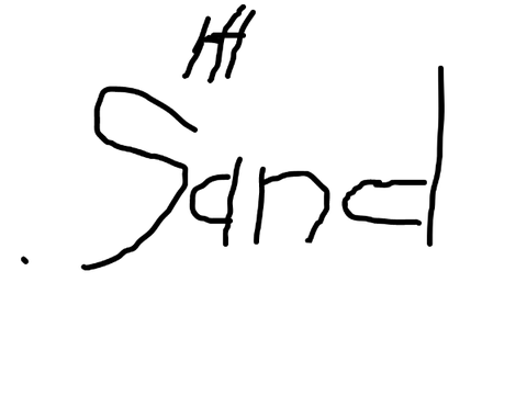 sand