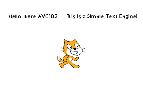 Simple Text Engine