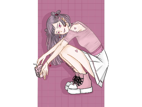 Strawberry Milk - DTIYS Entry