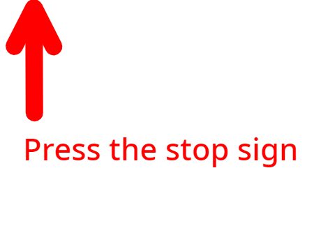 animation which only works if stop is hit