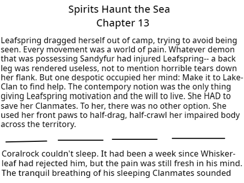 Spirits Haunt the Sea Chapter 13