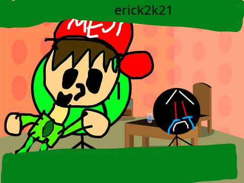 Evil Stickfigure Gets Grounded For Nothing