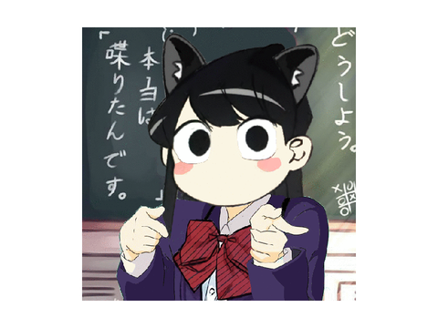 Komi Can’t Communicate Gif