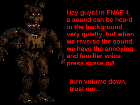 PHONE GUY EASTER EGG IN FNAF 4!