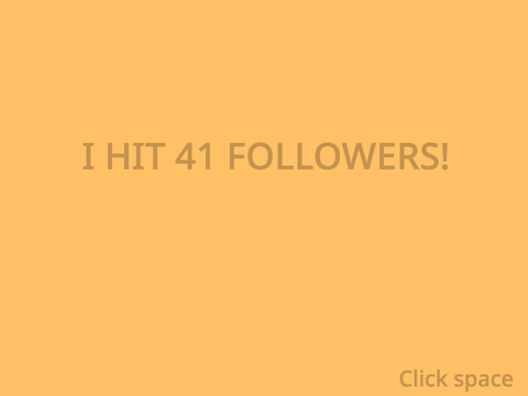 41 followers special! Potato Contest