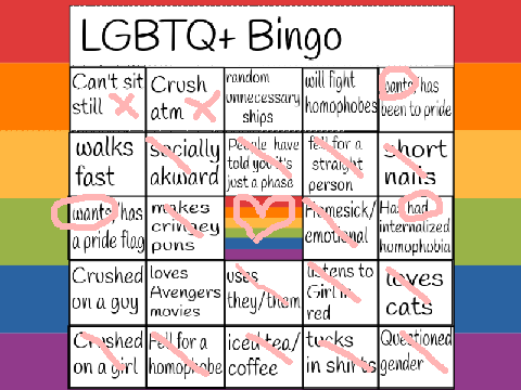 LGBTQ+ Bingo remix