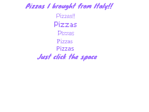 therealAshsfriend's request for pizzas!!