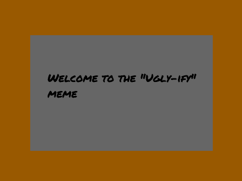 Ugly-ify Meme Moon Note