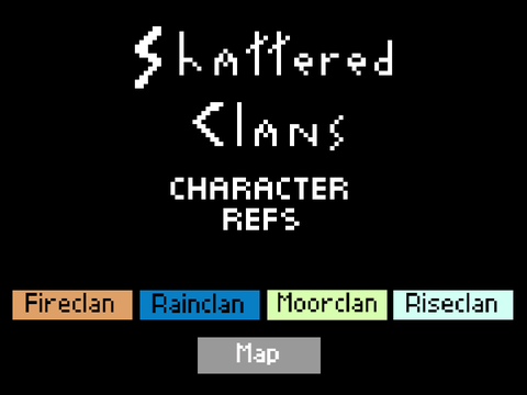 Shattered Clans Character Refs