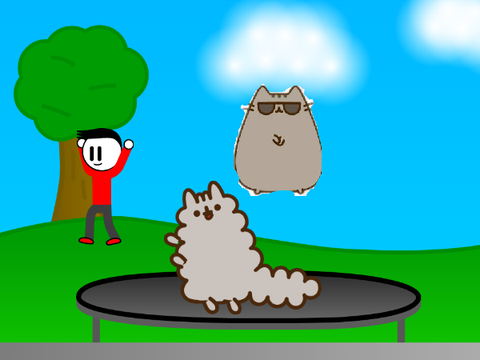 Stormy is also on the Trampoline!