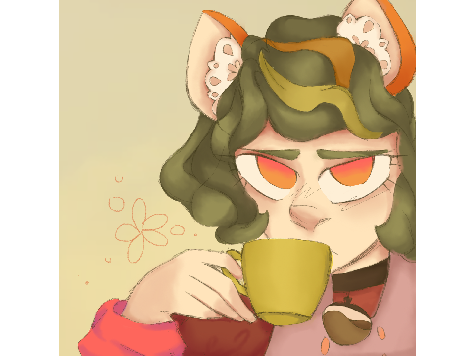 spill the tea ~ (art :D)