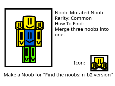 Make A Noob For "Find The Noobs: n_b2 Version" remix