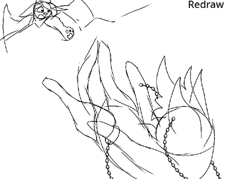 A sorta redraw (but as a sketch)