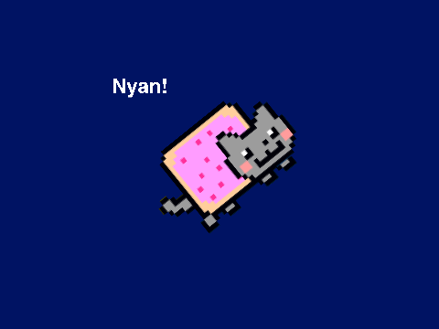 Nyan Cat Simulator 2015 With Color Effects