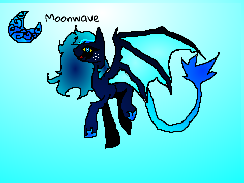 my oc for mlp (Moonwave)