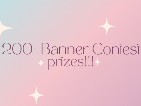 Banner Contest ✨prizes✨ (Closed!)