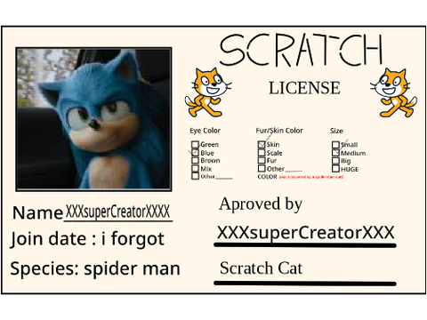 Make Your Own Scratch License remix