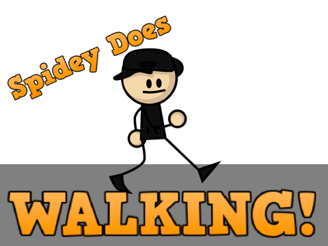 Spidey does walking
