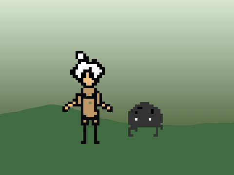 Sky cool pixel art