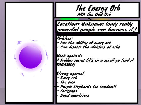 Elemental Orbs || Orb Info + others
