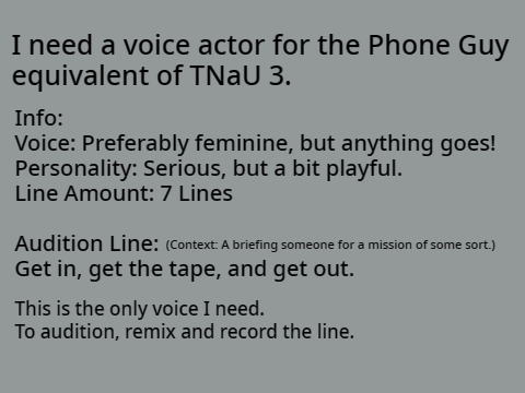 my audition 