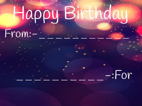 Happy Birthday Card
