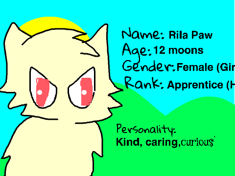 Glideclan RP Signup Form for Rila Paw