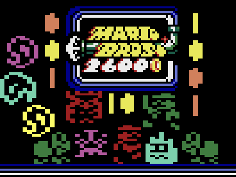 Mario Bros. Atari 2600 - Custom Sprite Sheet