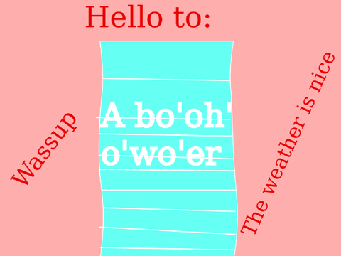A bo'ohw'o'wo'er