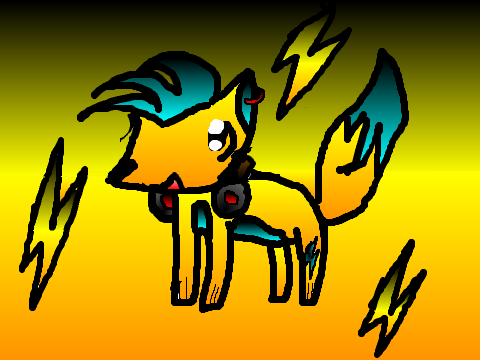 Cool Lightning Fox - CC open remix