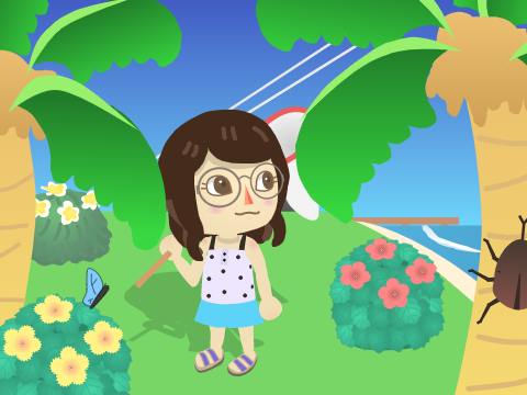 A Mysterious Island ~ Animal Crossing Art.